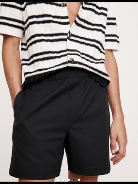 Men's Banana Republic 7" Performance Pull-On Short Black